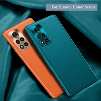 ultra thin leather case for huawei honor 30 pro 20 v30 v40 case luxury hardware case for huawei honor x10 x20 se x20se x30 x30i