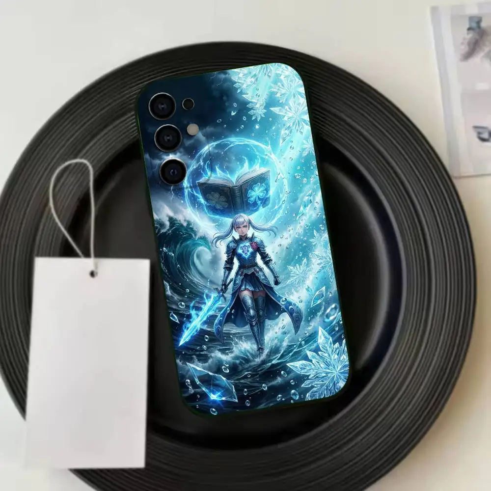 Фото Чехол для телефона B-Black Clover-Noelle Silva, черный мягкий чехол для Samsung S24, S23, S21, S22, S24, S30, S20Ultra Plus №2