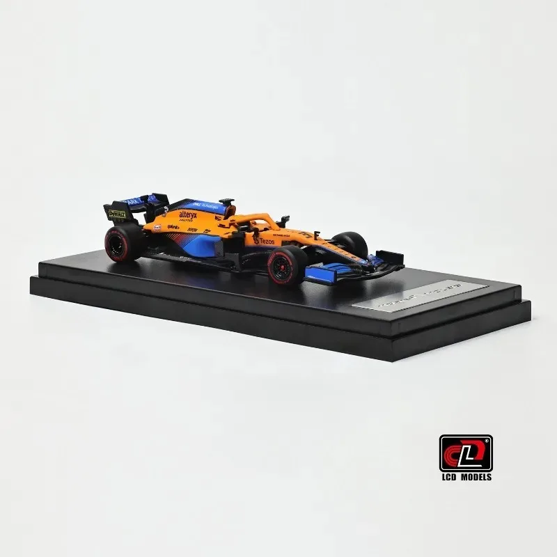Фото ЖК-дисплей 1:64 MCL35 F1 #   Набор из 3 коллекционных металлических моделей машинок из сплава, литых под давлением, подарок на Рождество для мальчика №5