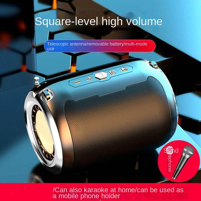 

YY Microphone Square Level High Volume Outdoor Subwoofer Karaoke Home