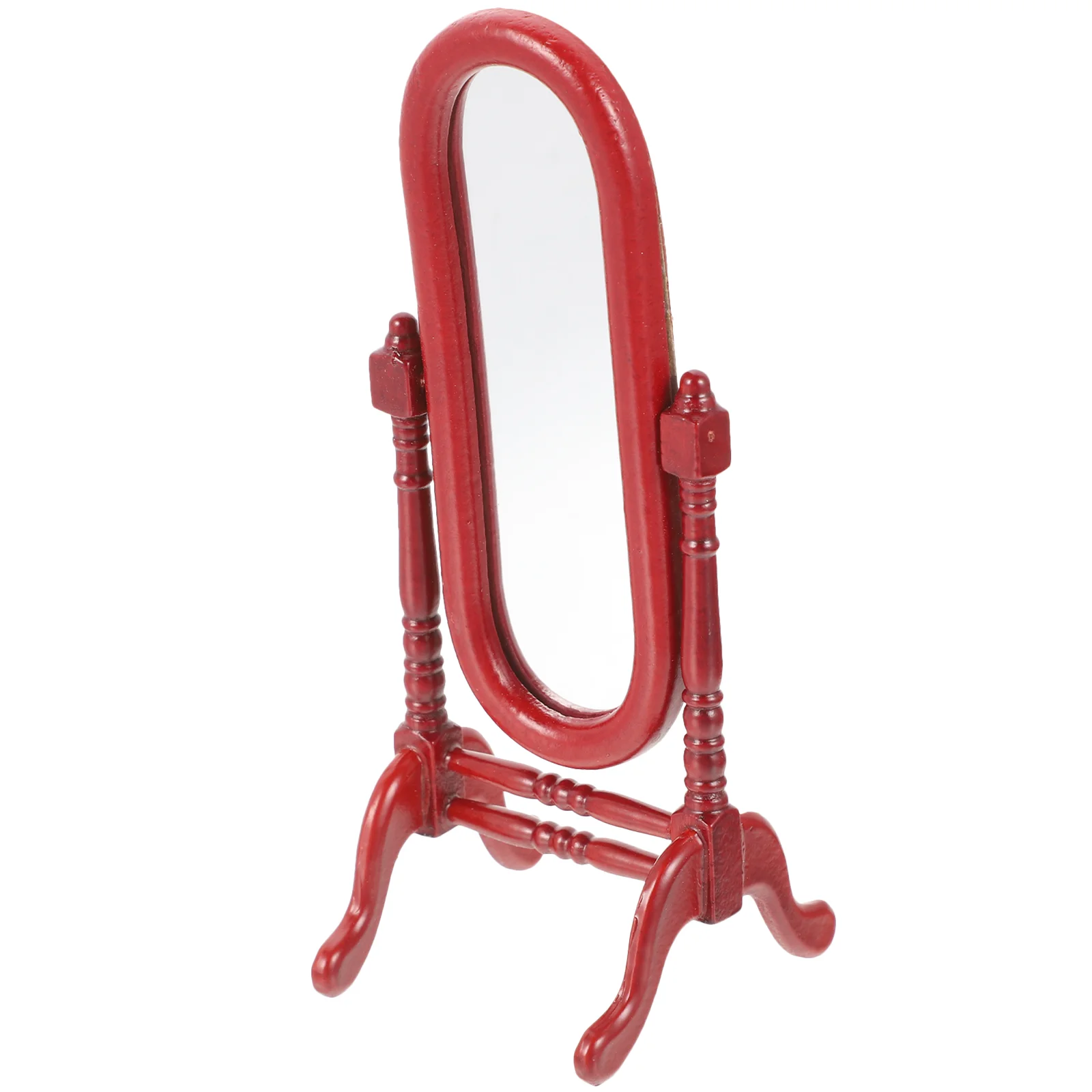 

Miniature Dressing Mirror Mini House Mirror 1:12 Scale Mirror for Bedroom