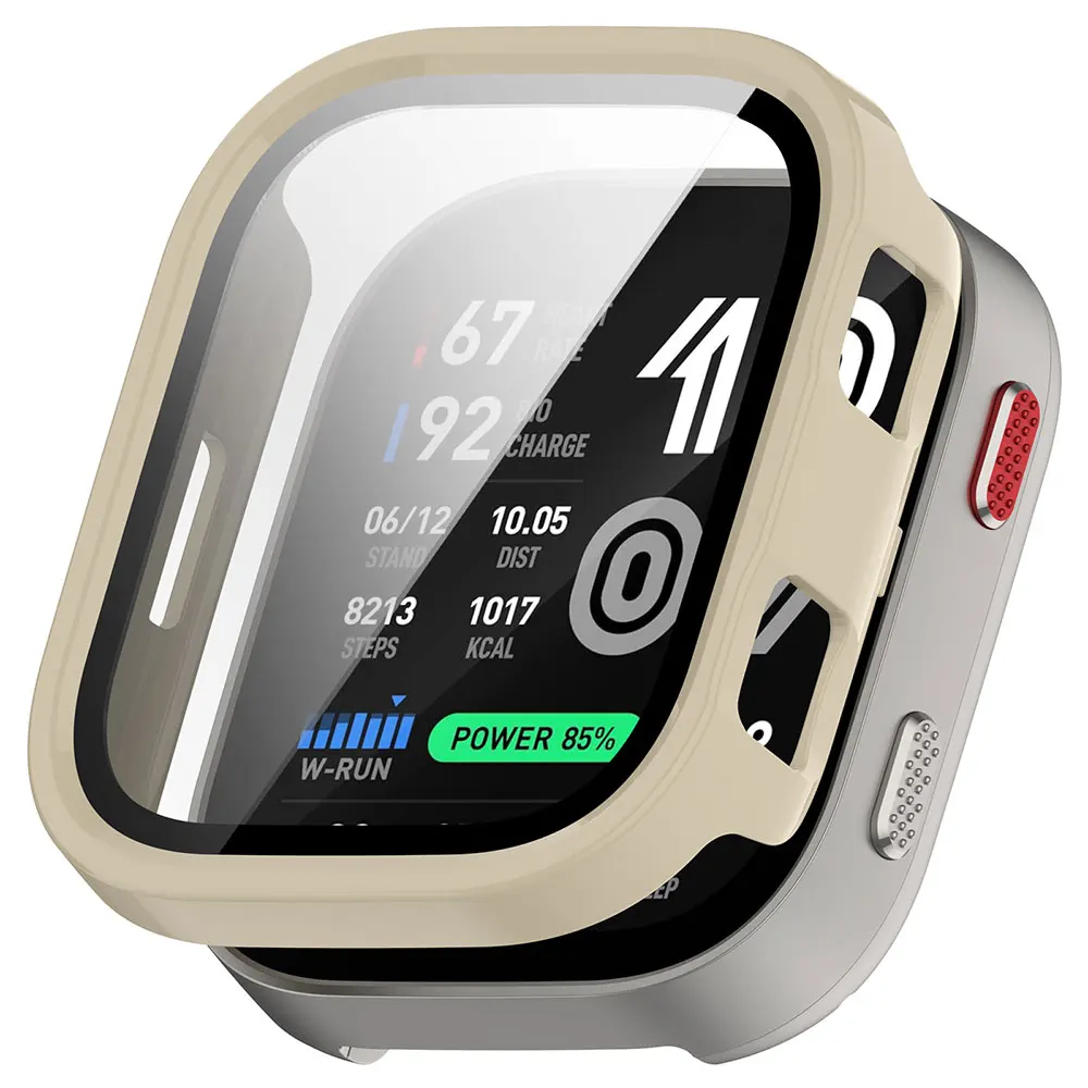 Фото Стеклянный чехол из поликарбоната для Huami Amazfit Bip Max, защитная пленка для экрана, пленка против царапин, жесткий чехол из поликарбоната, бампер для Amazfit Bip Max A2568 №5