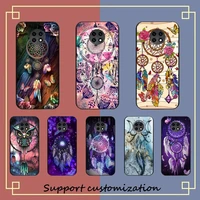 abstract mandala dreamcatcher phone case for xiaomi redmi note 8a 7 5 note 8pro 8t 9pro tpu coque for note 6pro