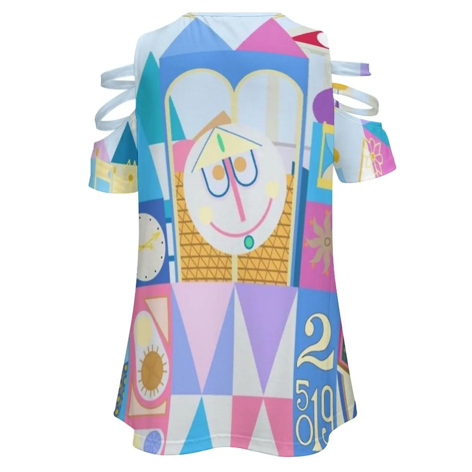 Топ женский с открытыми плечами и коротким рукавом модная рубашка в стиле Токио