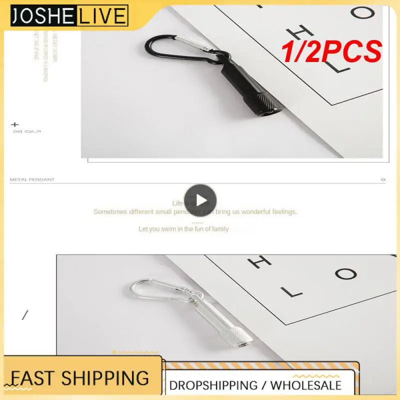 

1/2PCS Mini Flashlight Portable Multi-Function Key Chain Pendant Led Flashlight Car Key Chain Pendant Emergency Light Key Chain