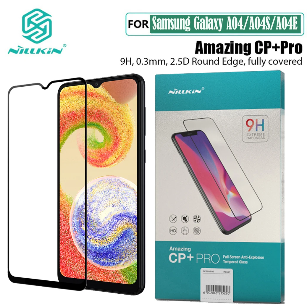 

Nillkin для Samsung Galaxy A04 A04S A04E закаленное стекло CP + PRO взрывобезопасная ультратонкая полная Защита экрана для Samsung A04S