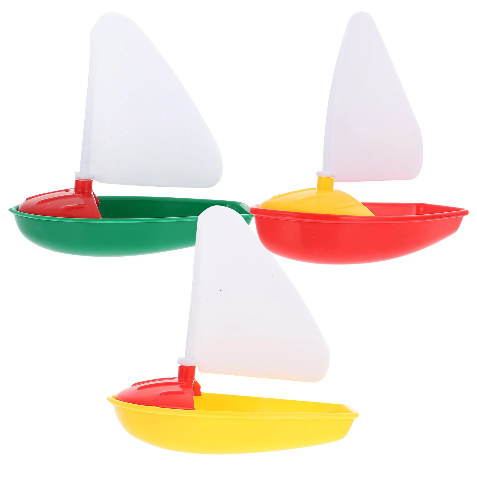 

3pcs Sailboat Toys Bath Pool Toys Bathtub Toys for Children Todders Kids Size ( )