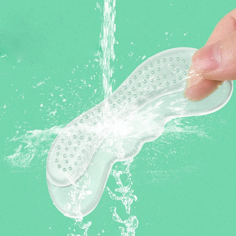 Silicone Gel Heel Pads For High Heels Shoes Inserts Heel Liner Cushion Protector Sticker Insoles For Shoes Foot Pain Relief Pad