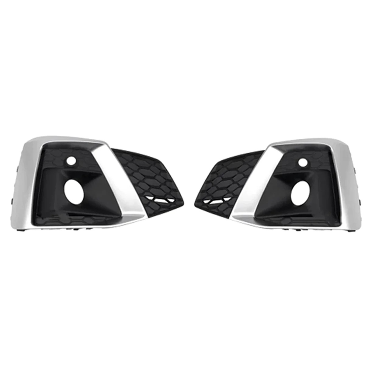 Автомобильная хромированная левая и правая противотуманная фара решетка