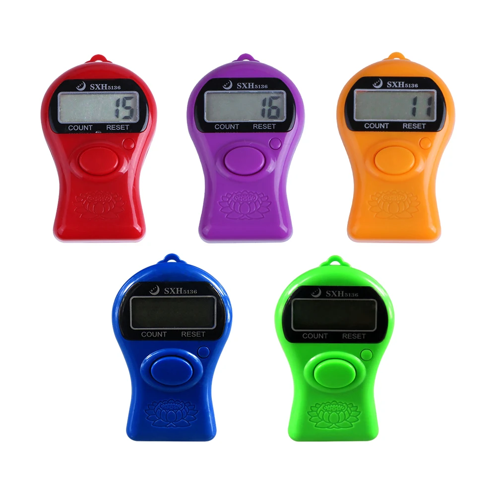 5-значный мини-счетчик с большим экраном максимум 0 ~ 9999 диапазон подсчета ремешок