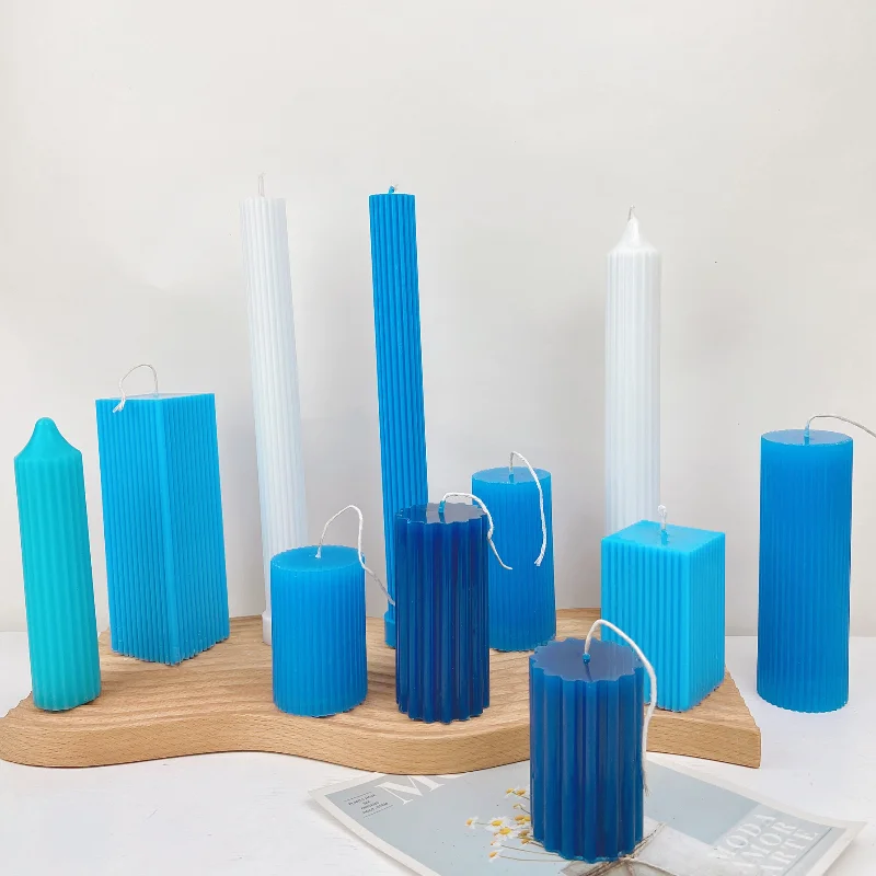 

Creative Geometry Candle Acrylic Mold DIY Geometric Square Cylinder Aromatic Candle Making Soap Resin Mold Gift Craft Supplies