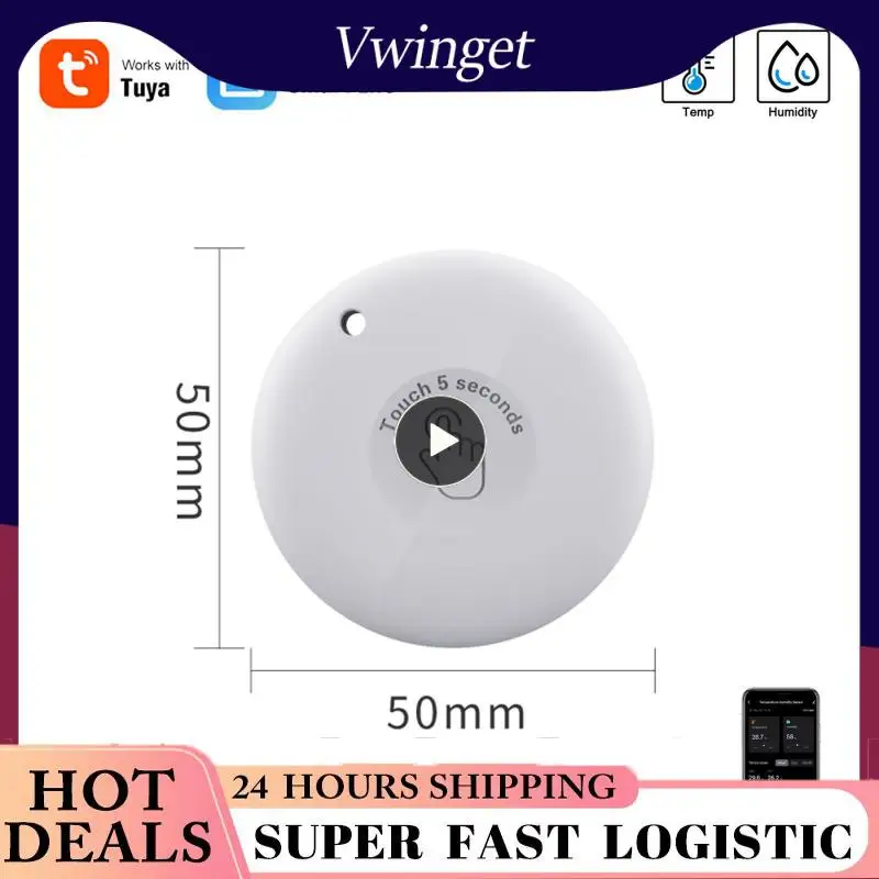

Mini Compatible Thermometer Hygrometer Indoor App Control Digital Weather Station Wireless Tuya Smart Home