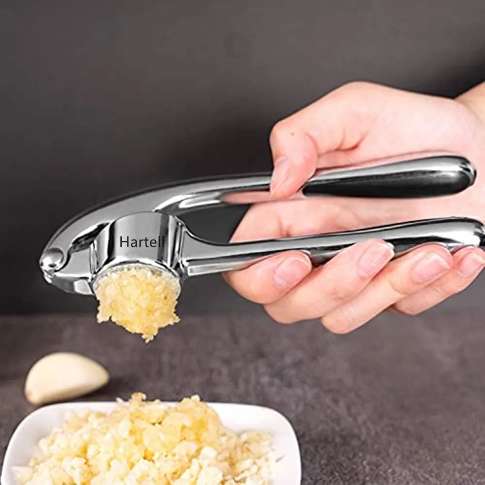 

Hartell Garlic Crusher Garlic Crusher and Peeler Set, Removable, Heavy Duty Rust Resistant Garlic Crusher Designed to Extract Mo