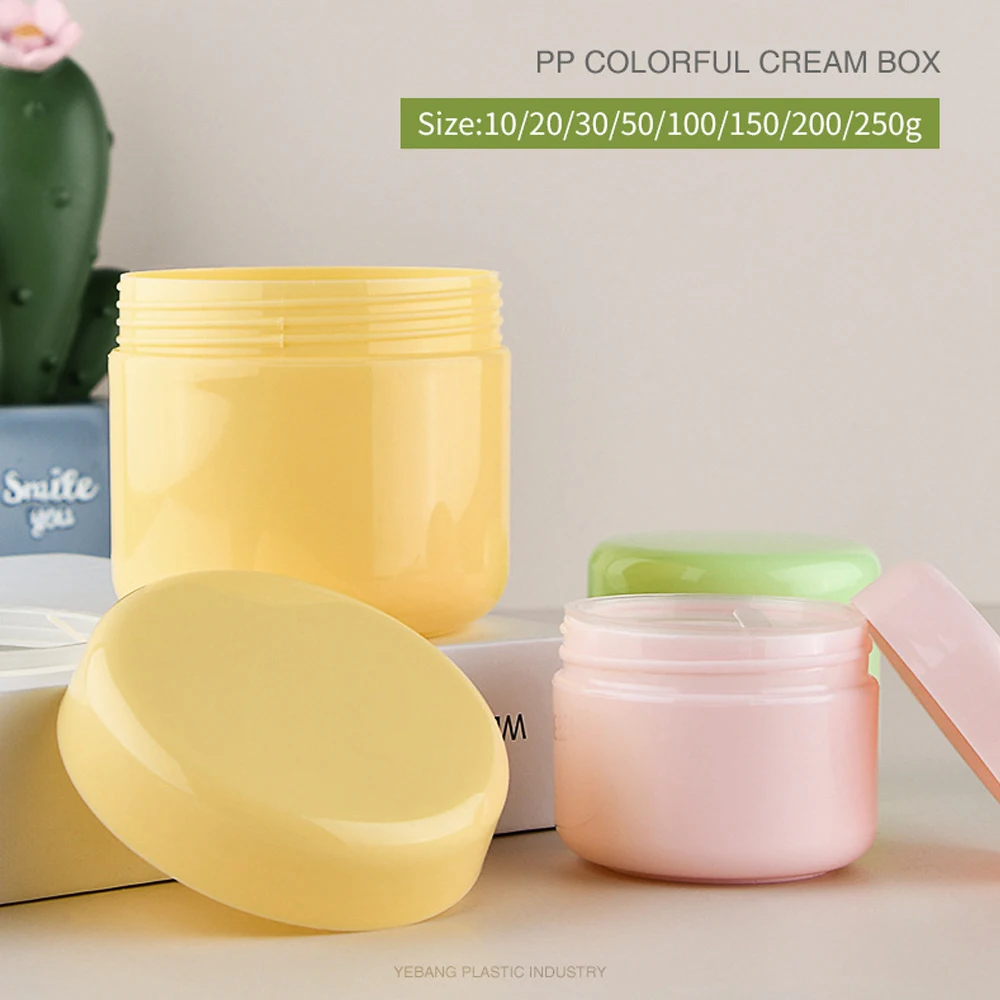 

Пустые пластиковые банки для макияжа 10 г/20 г/30 г/50 г/100 г/150 г, многоразовые пробные бутылочки, дорожный контейнер для косметики крем-лосьон дл...