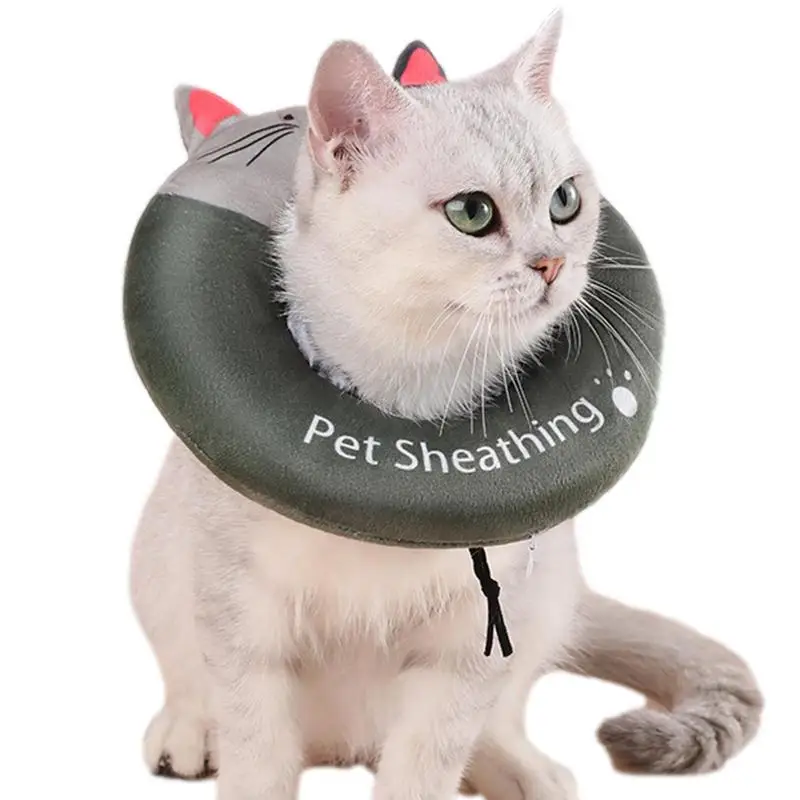 

Мягкий конус для собак, мягкий защитный ошейник для собак и кошек, регулируемый ошейник для восстановления, предназначенный для защиты маленьких питомцев