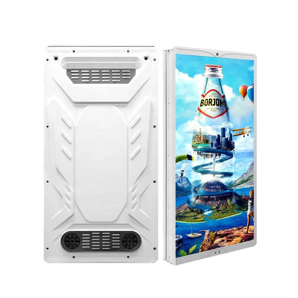 Солнечная энергия высокая яркость умный городской ЖК-дисплей с цифровой