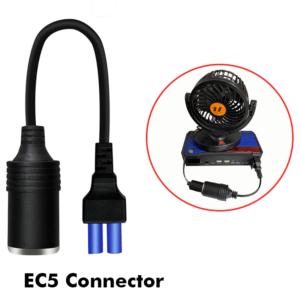 

Auto Electric EC5 Connector For Jump Starter Car MP3 Refrigerator Data Recorder Cigarette Lighter
