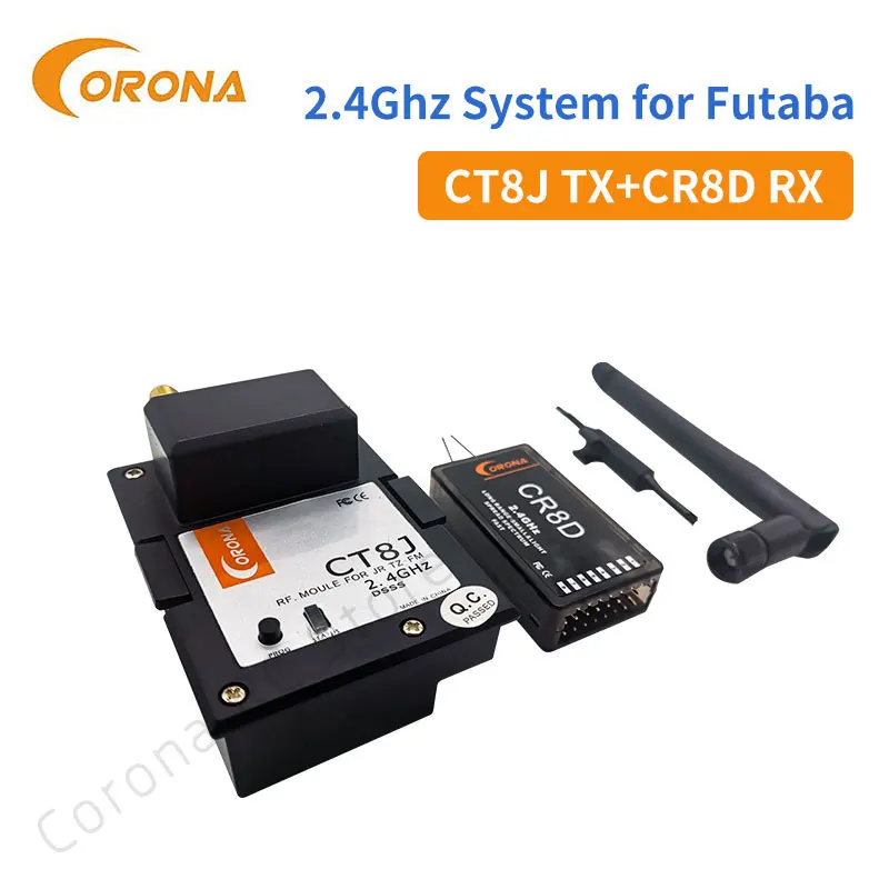 Передатчик 2 4 ГГц CR8D и CT8J V2 DSSS для обновления JR Graupner МГц Радиоуправляемый Полетный