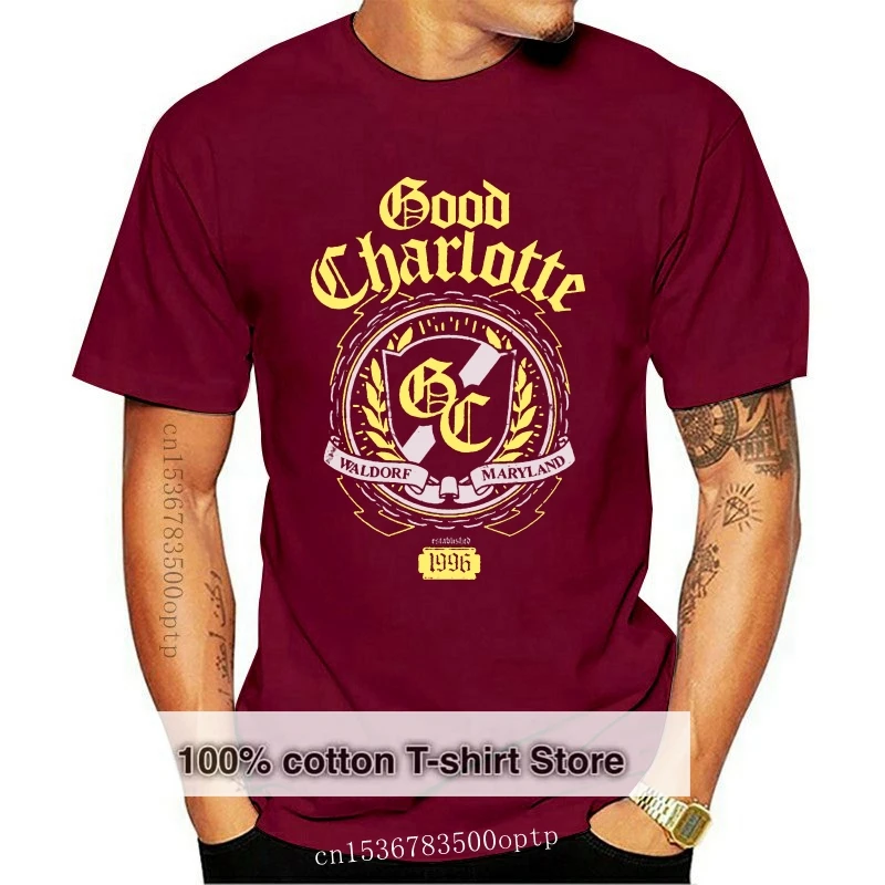 

Официальная футболка с надписью «Good Charlotte», молодежная власть, доброе утро, пробуждение