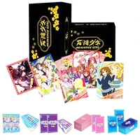 genuine girl from heaven goddess story new year special metal card demon slayer naruto anime characters game collection card
