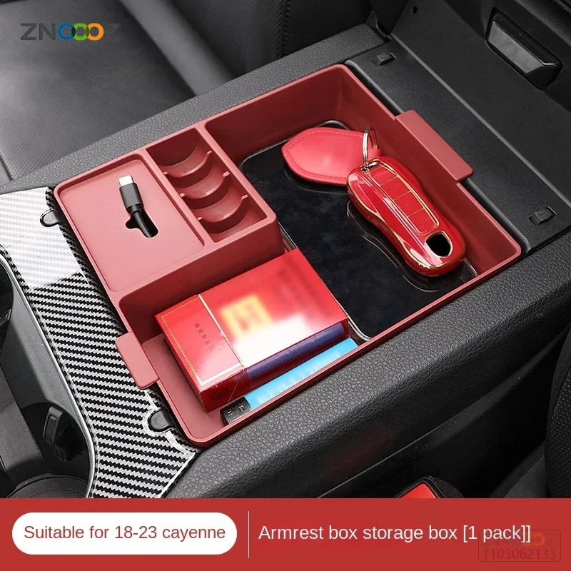 

Центральный подлокотник для Porsche Cayenne Macan, автомобильная консоль, лоток, органайзер, аксессуары для интерьера