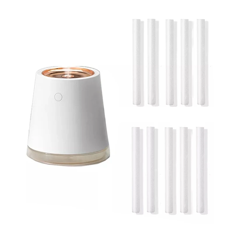 

Large Capacity Rechargeable Battery USB Portable Wireless Air Humidifier Mist Maker Fogger With LED Light White