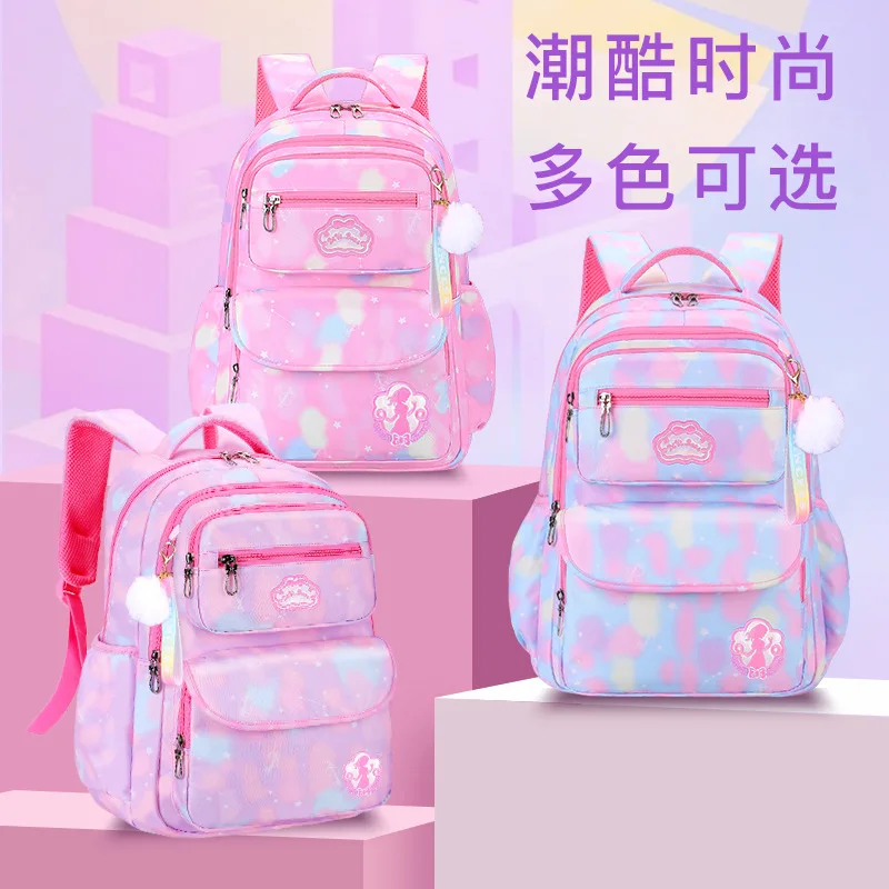 

New Star Fantasy Children's Schoolbag Shoulder Bag for Primary School Girls with Reduced Load and Waterproof Spine Protection