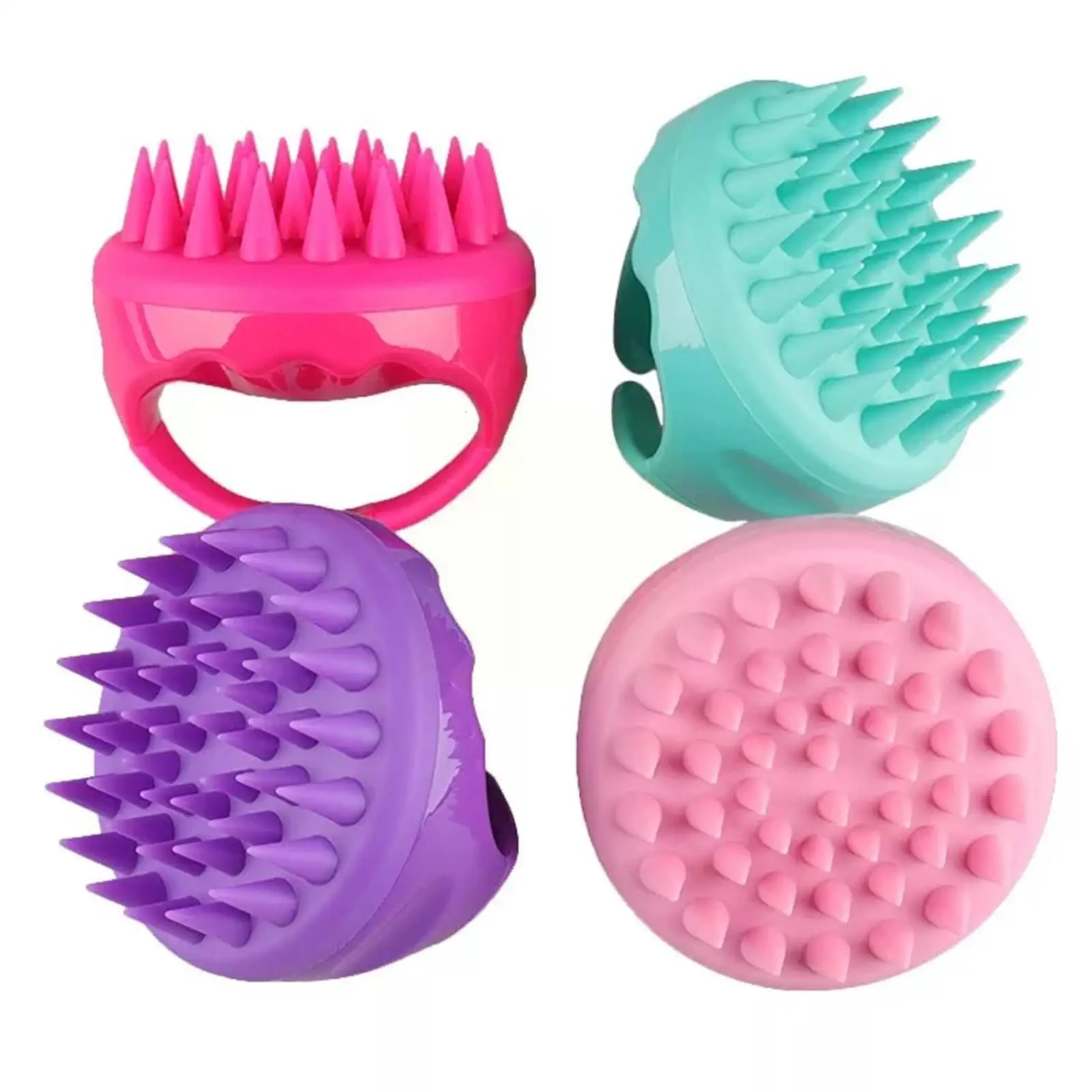 

1pc Scalp Massager Shampoo Brush Hair Wash Scalp Brush Soft Silicone Scalp Massager Hair Comb For Dandruff Removal Hair Gro C9v8
