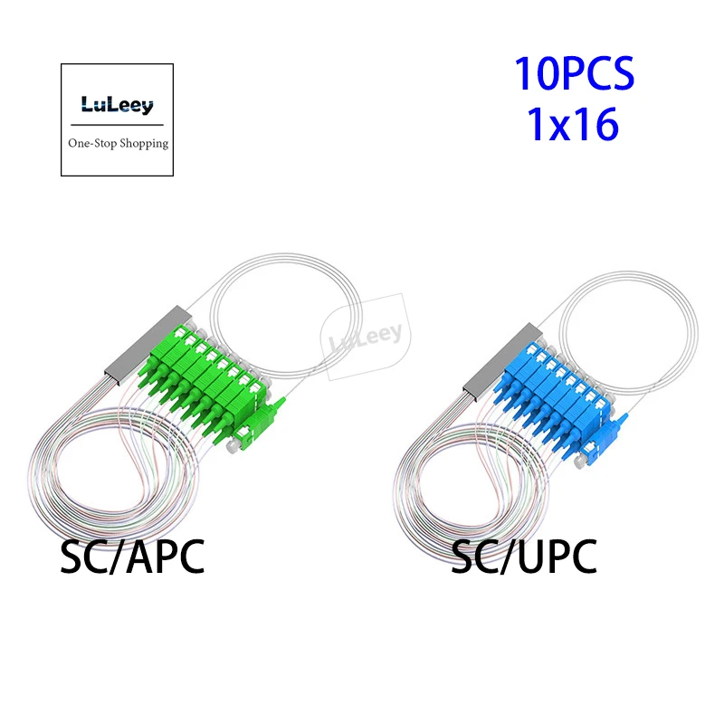 

10 шт. 1x16 SC UPC PLC ОПТИЧЕСКИЙ СПЛИТТЕР SC APC микро стальная труба высокого качества FTTH