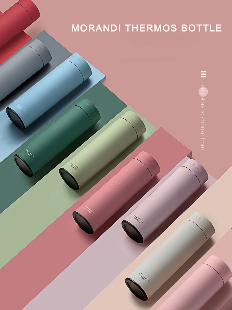 

Изолированный широкоформатный термос из нержавеющей стали для мужчин и женщин, бутылка для напитков, Классическая, для школы, воды