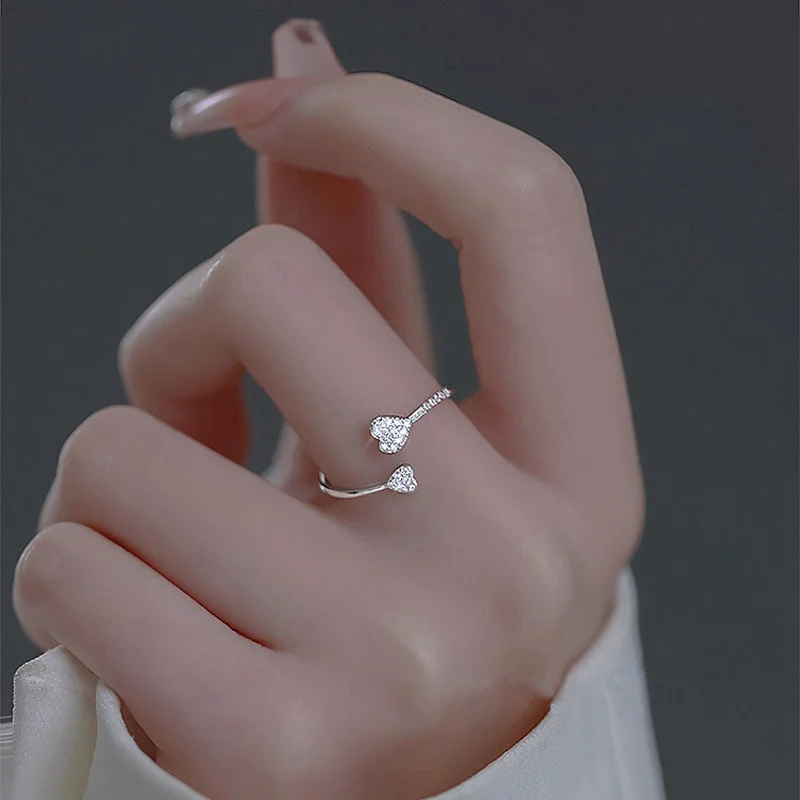 

Heart Adjustable Ring Ring Gift UK Women Jewellery Jewellery Ring Fashion