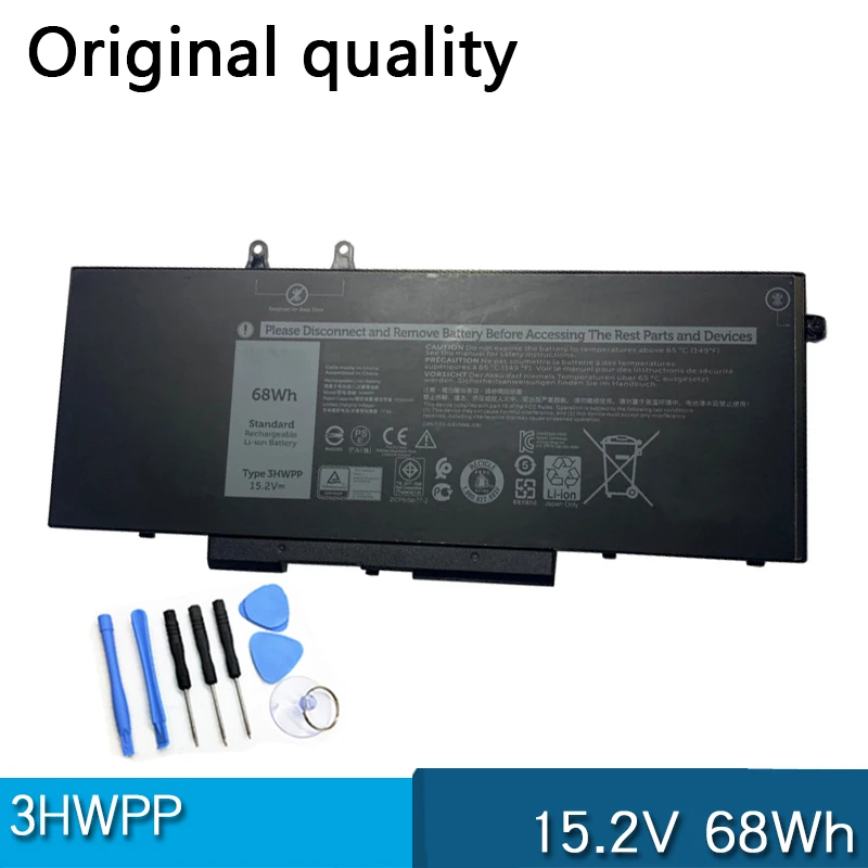 Новый аккумулятор для ноутбука Dell Latitude 15 2 5501 5511 3HWPP 3541 в 68 Втч Precision 3551 P80F003 P80F004 1FXDH