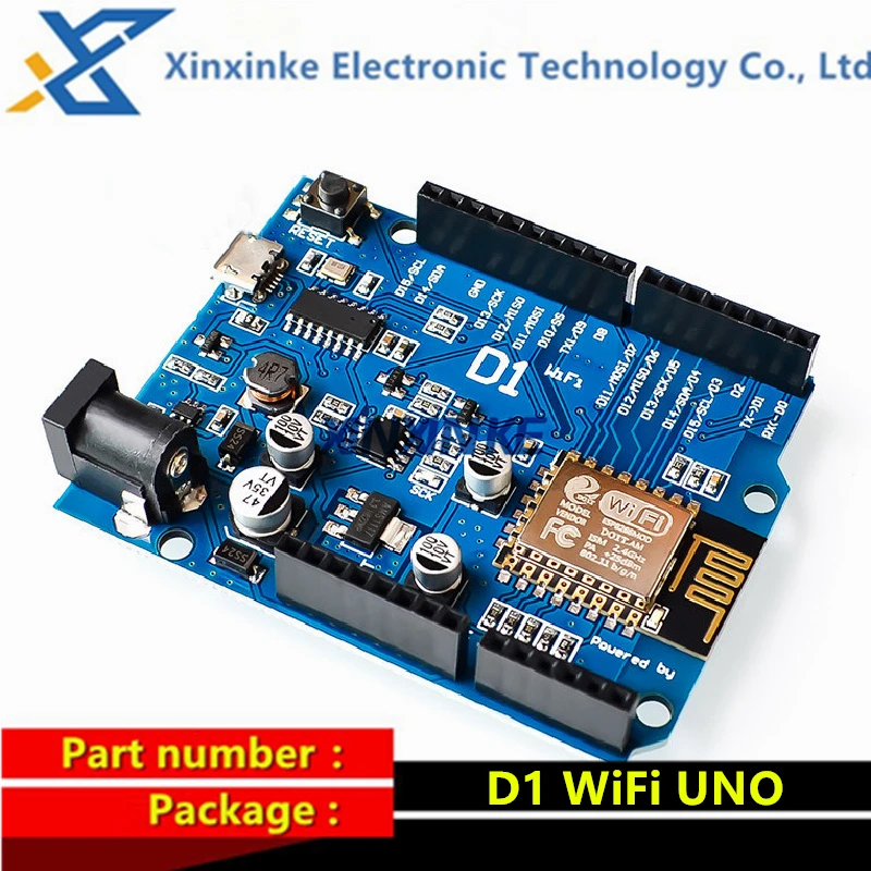 

WeMos D1 WiFi UNO Development Board ESP8266 Directly With IDE