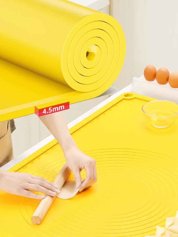 

Ultra Large Silicone Kneading Dough Mat 60X80 Pastry Boards Non Stick Sheet Pizza Cookie Cake Baking Mat Rolling Pin Pastry Tool