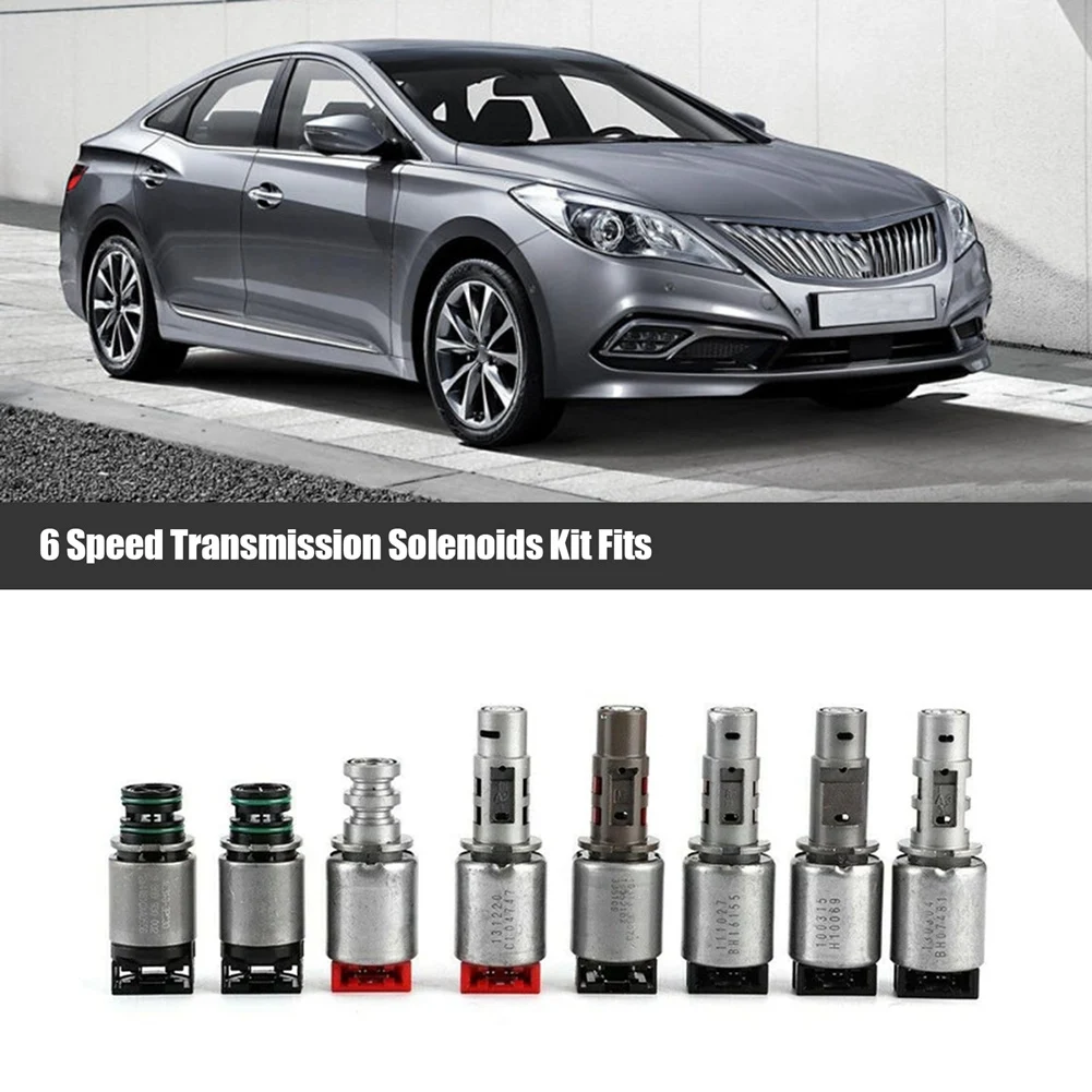 Комплект соленоидов коробки передач автомобиля A6LF1 A6LF2 A6LF3 A6MF1 A6MF2 Подходит для 6