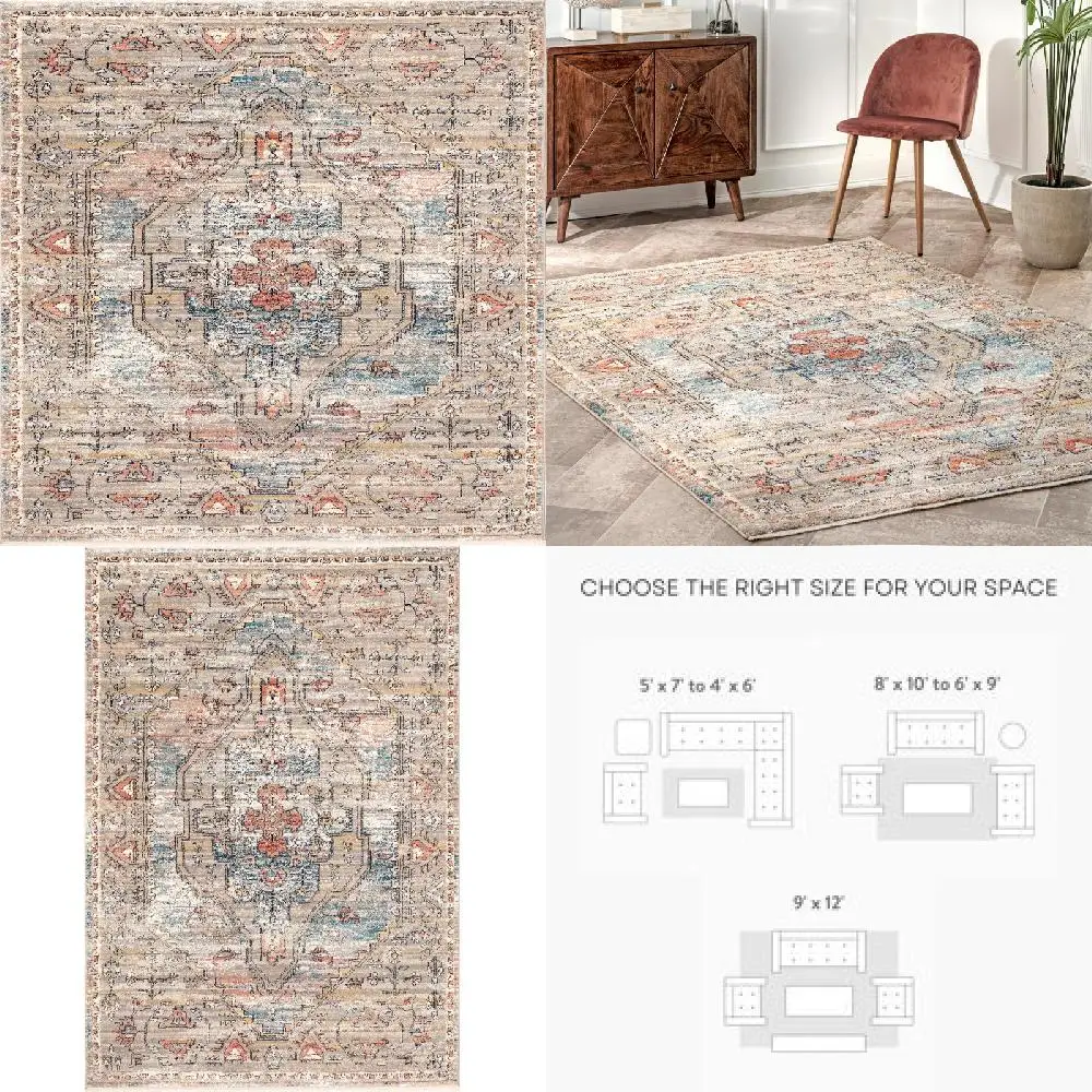 

Delightful, Colorful Rainbow Kuromi Non Slip Carpet Rug Kitchen Mats for SANRIO Room Decoration, Perfect Living Room, Bedroom an