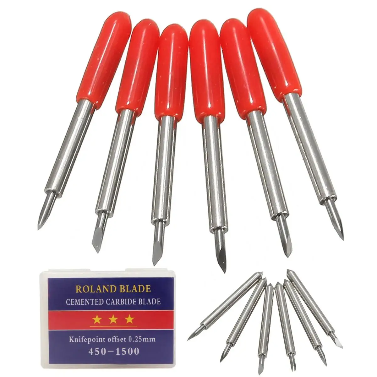 

6 режущих лезвий для плоттера 45 ° для винилового резака