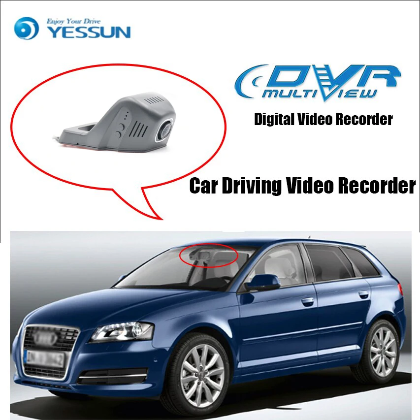 

YESSUN для Audi A3 2010 2013 A1 2014 A4L Автомобильный видеорегистратор DVR мини-приложение управления Wifi камера регистратор видеорегистратор