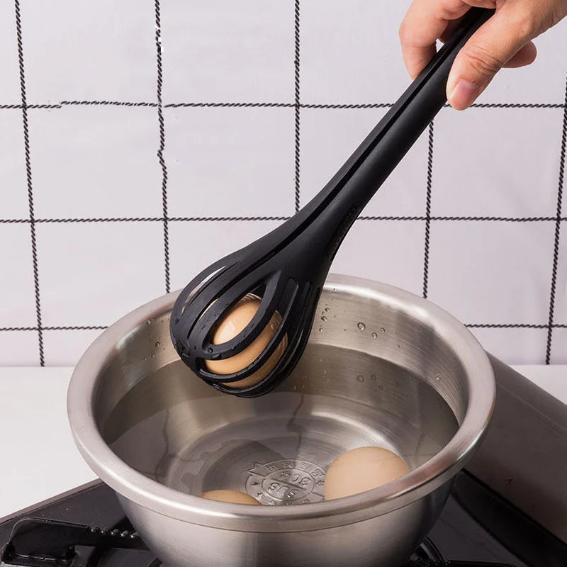 multifunction 3in1 manual egg beater meal clip kitchen tongs bake tools salad stir stick spaghetti spoon kitchen gadget free global shipping