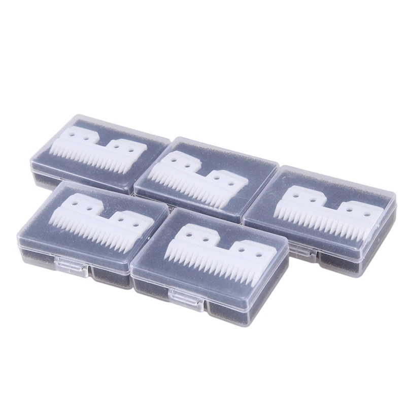 

New 100Pcs/Lot Replaceable Ceramic 18 Teeth Pet Ceramic Clipper Cutting Blade For Oster A5 Series
