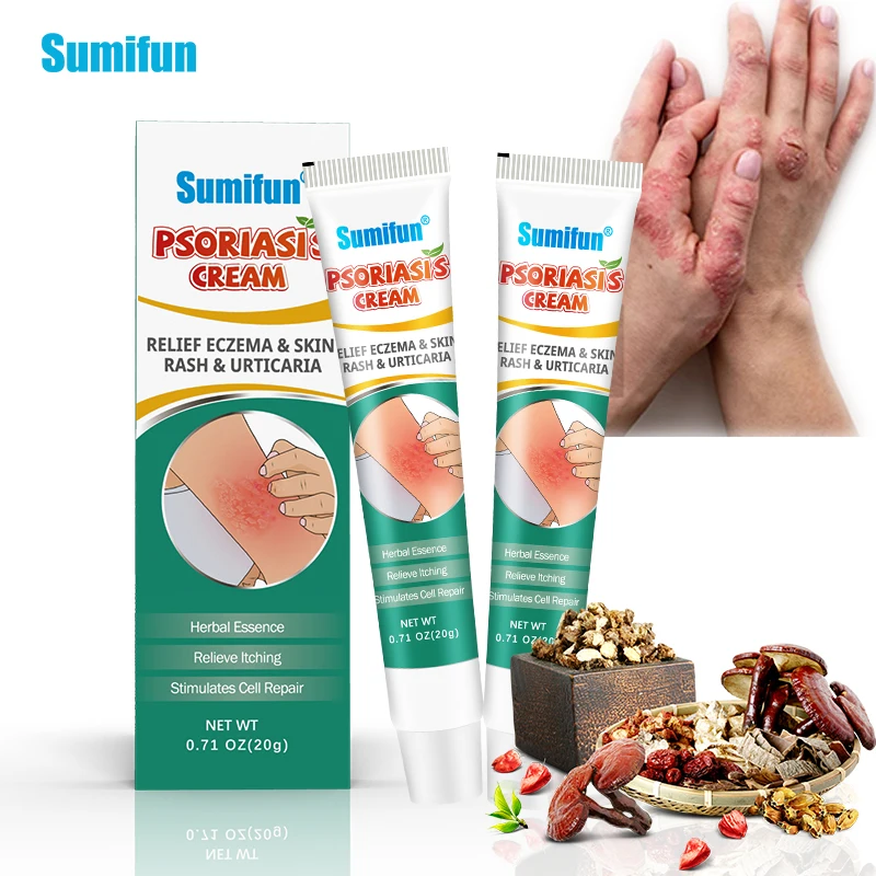 

Крем для лечения экземы Sumifun псориаз дерматит Антибактериальный мазь для кожи против зуда травяной пластырь забота о здоровье