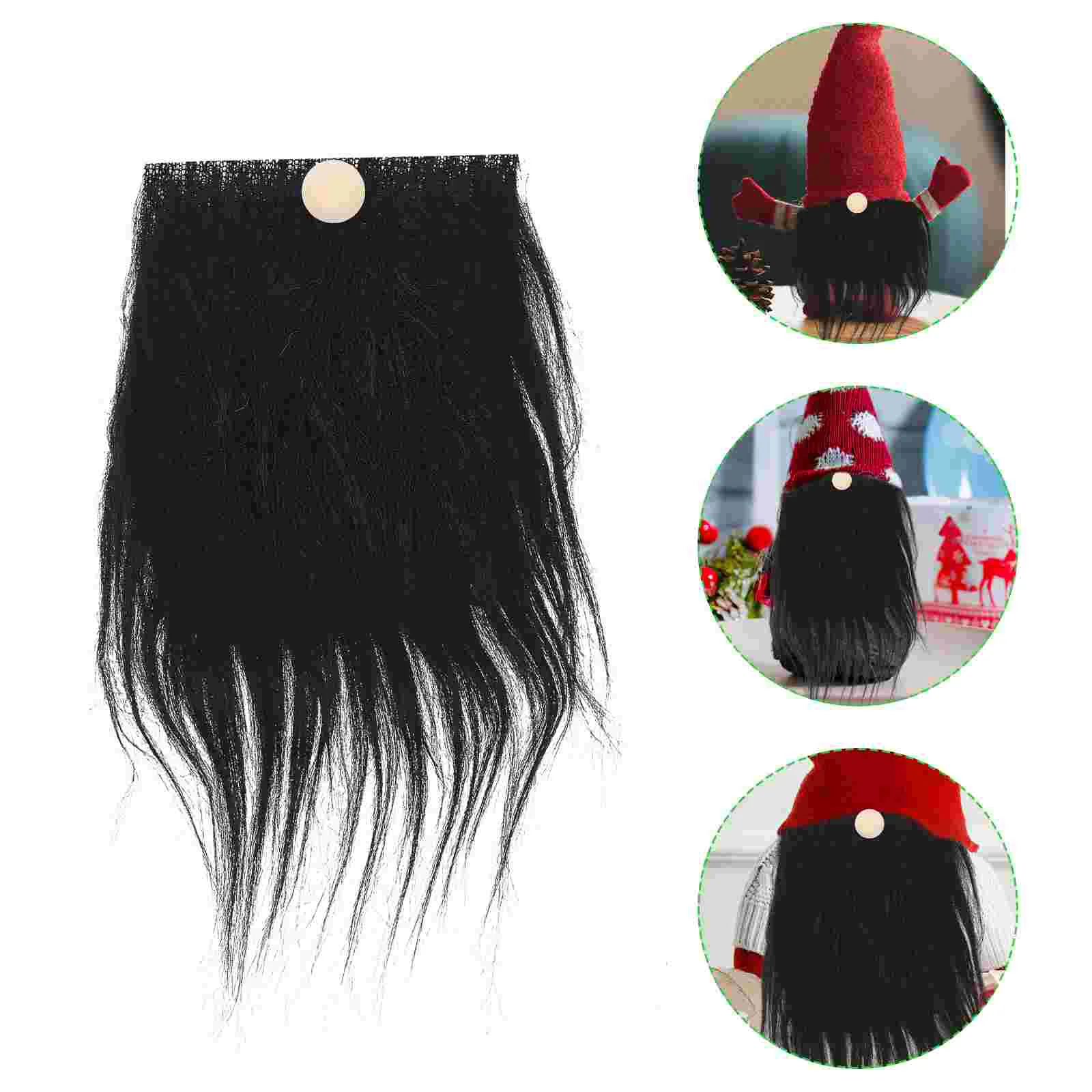 1 Set With Hair Hair Dwarf Beard Gnomes DIY Making Charms Gnomes Beards And Wooden Balls for Craft