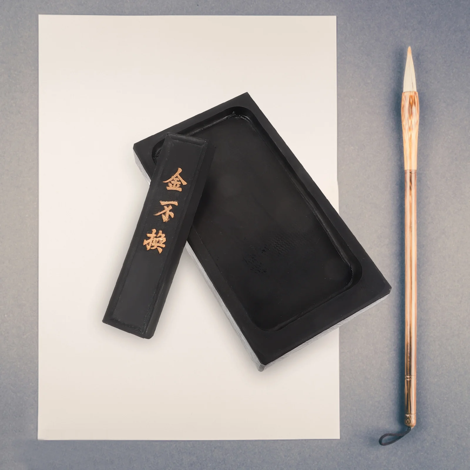 Чернильный камень с чернильной палочкой аксессуар для традиционной каллиграфии