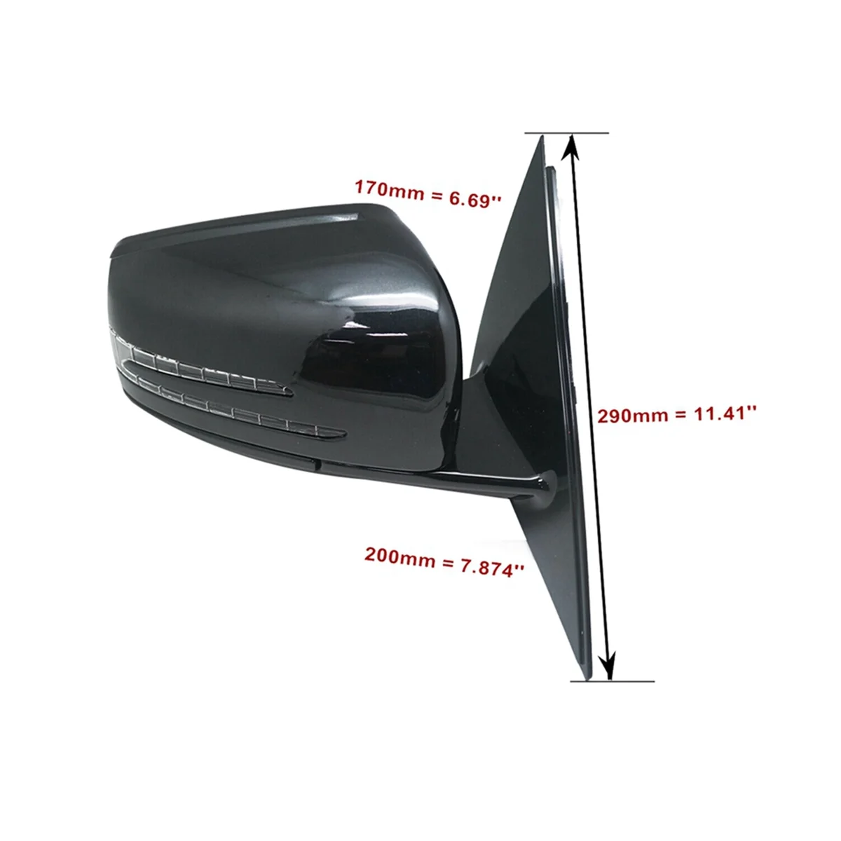 Складное зеркало заднего вида с левой боковой дверью в сборе для Mercedes Benz W221 S-Class