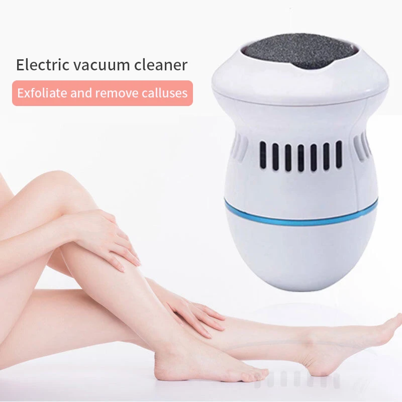 Portable Electric Vacuum Adsorption Foot Grinder Electronic Foot File Pedicure Tools Callus Remover Feet Care Sander with 40 Pcs