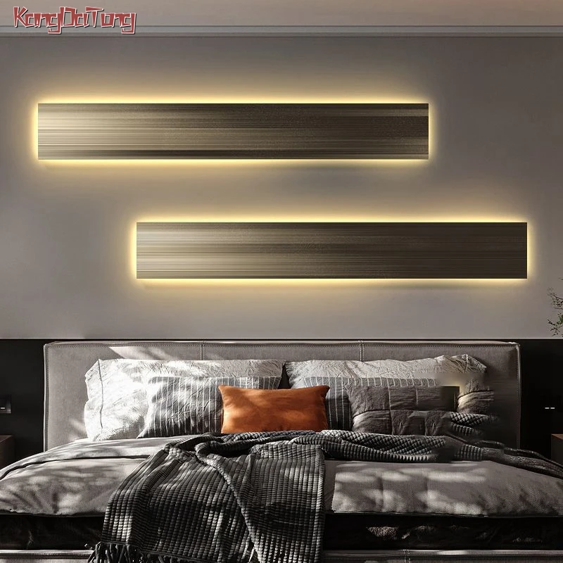 

Modern Light And Shadow Frameless Luminous Interior Painting Led Wall Lamp For Living Room Corridor Restaurant BedsideDecoration