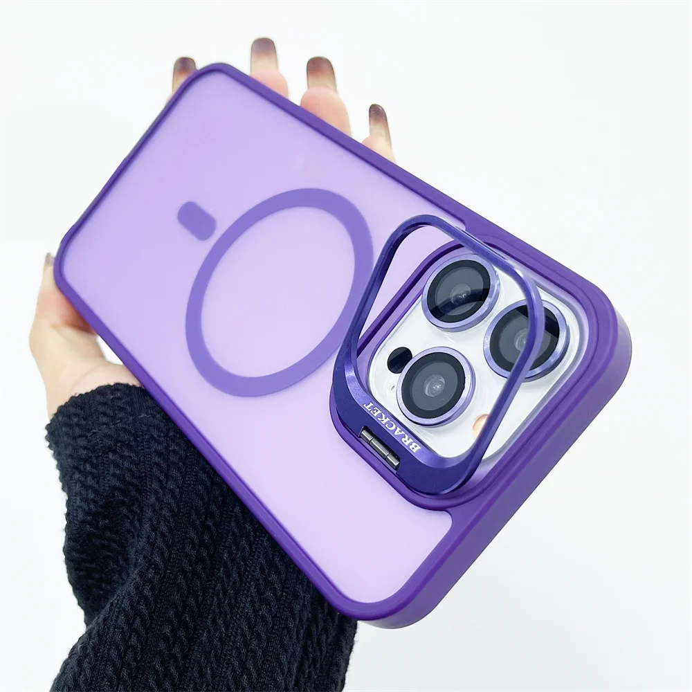 Роскошный держатель для объектива с беспроводной зарядкой Magsafe чехол телефона