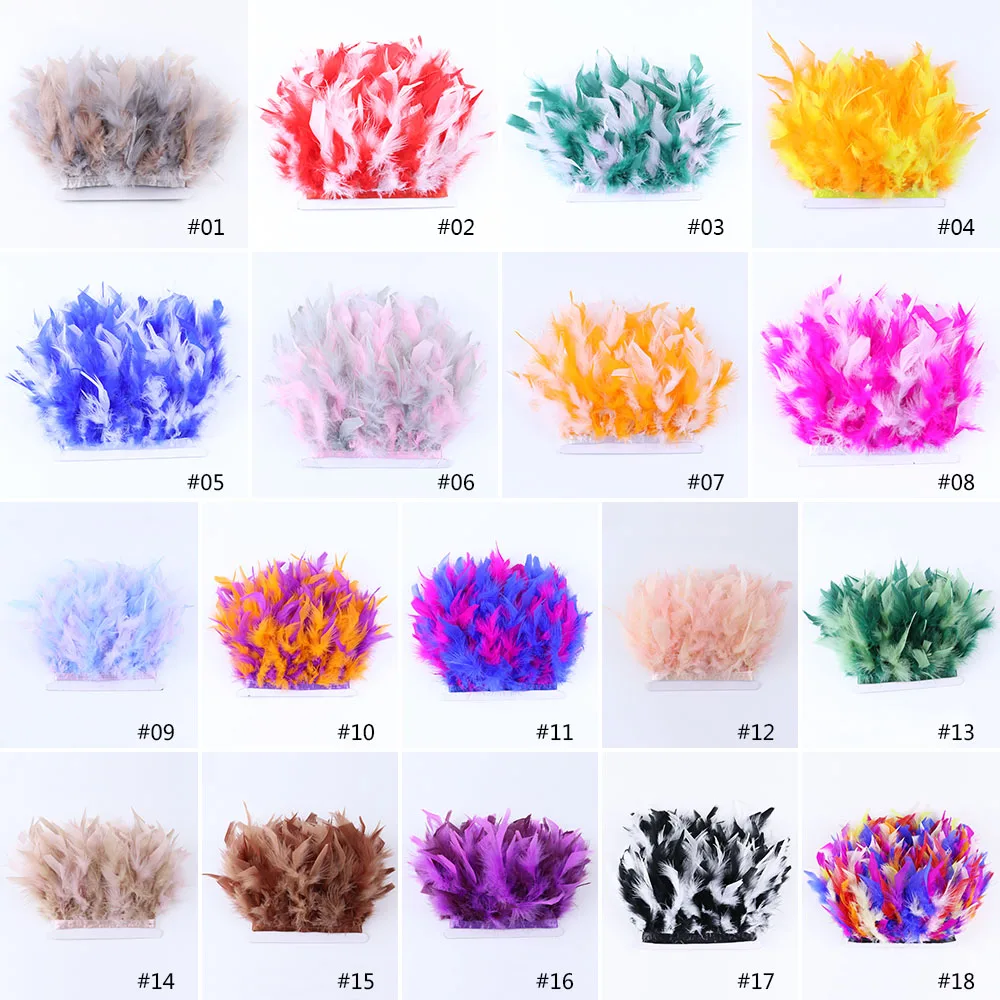1 метр зеленого окрашенного обреза перьев индейки 4-6 дюймов Chandelle Plumas Fluffy для ремесла, вышивки, украшения свадебного платья.