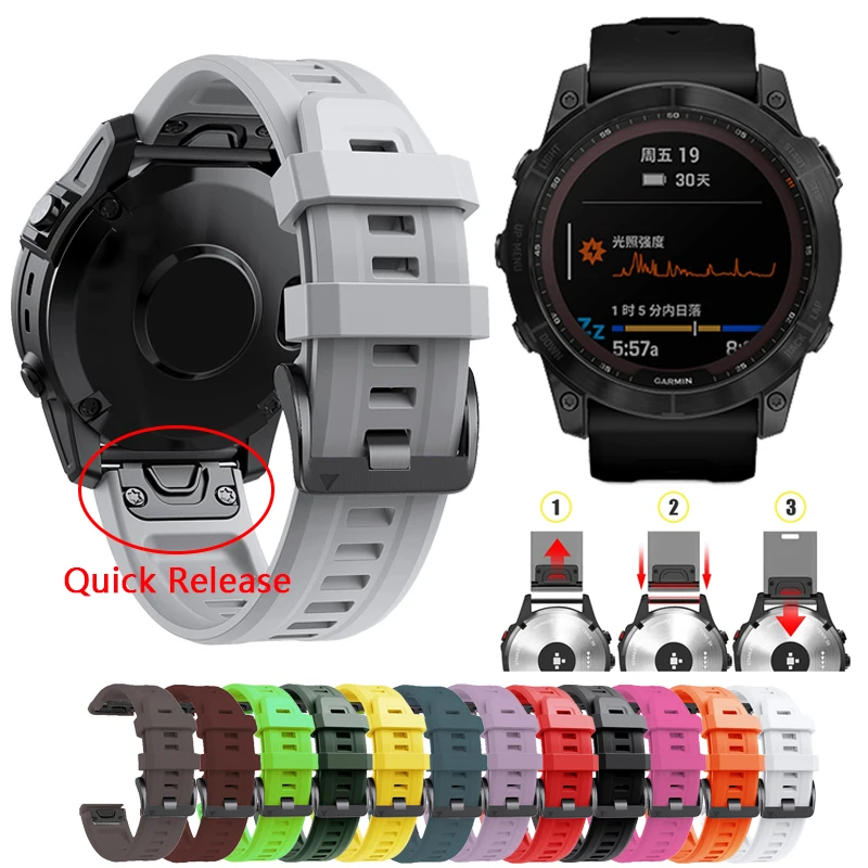 

Спортивный женский браслет для Garmin Fenix 6S 6X Pro 7X 7S подход S60 S62 945 Смарт-часы браслет на запястье
