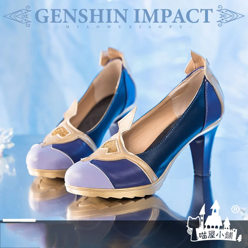 

Обувь для косплея COSLEE Genshin Impact Yelan, обувь на высоких каблуках, универсальные боевые унисекс аксессуары для ролевых игр